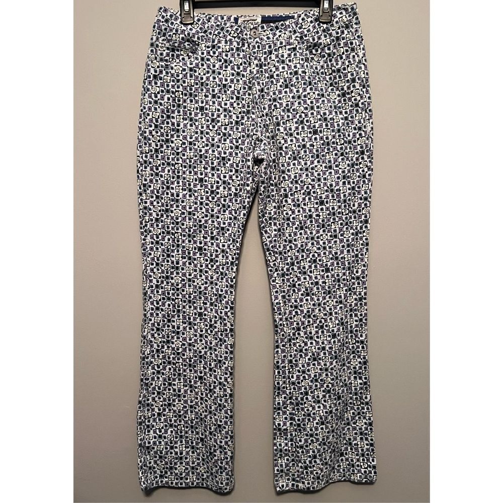 Express Bleus  Floral Print Jeans, size 11/12